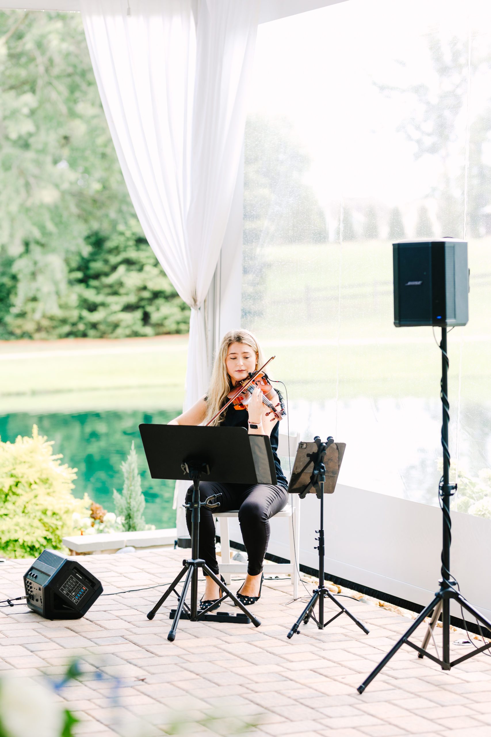 NC Violinist performance photo