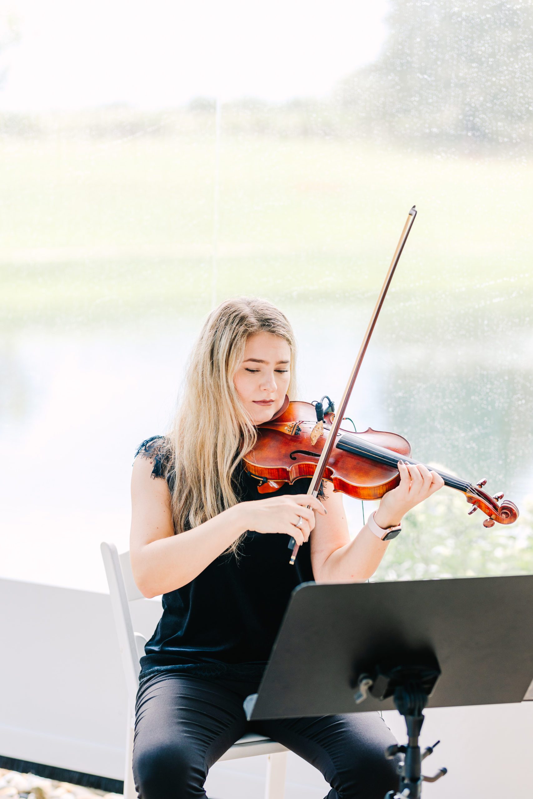 NC Violinist performance photo