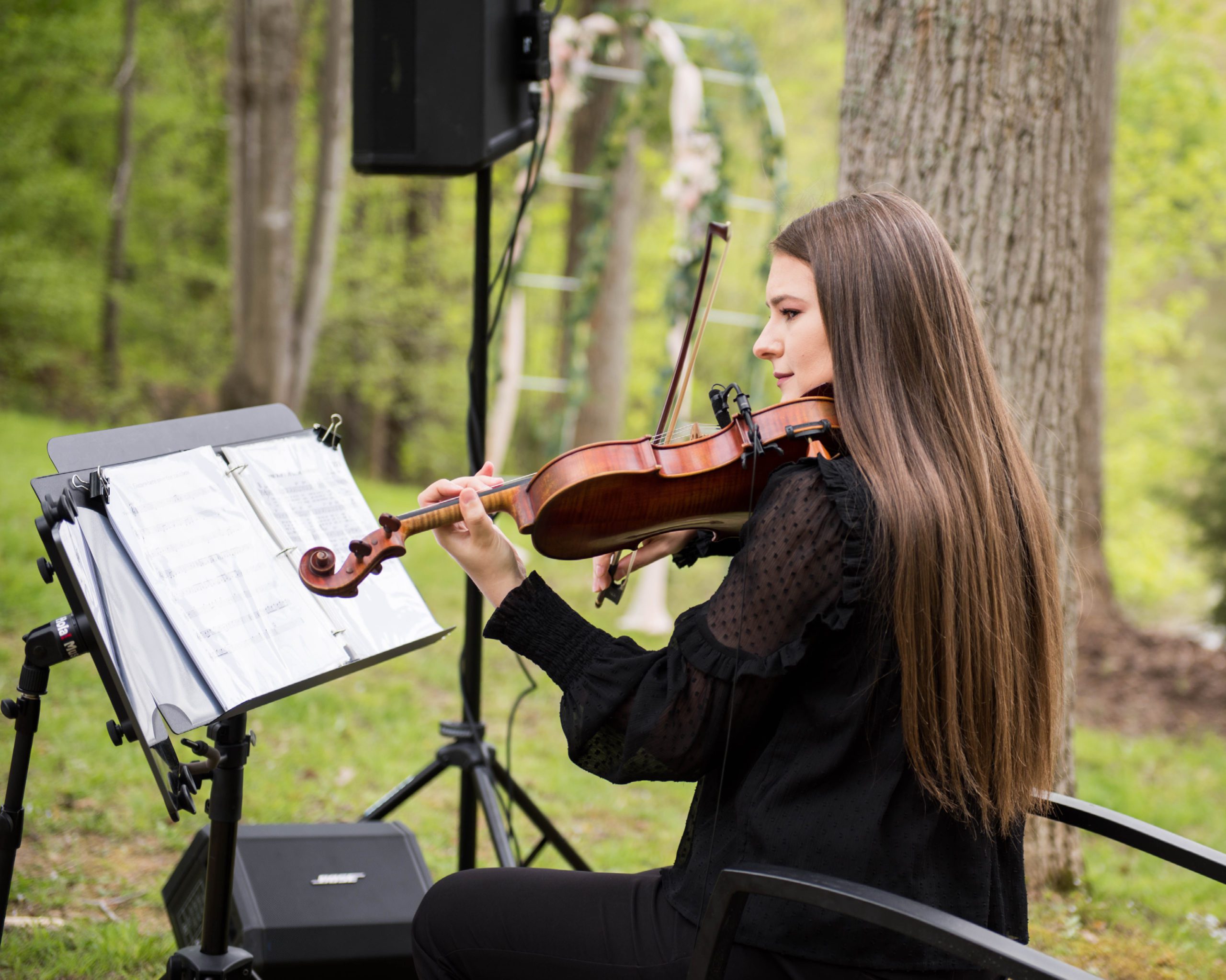 NC Violinist performance photo
